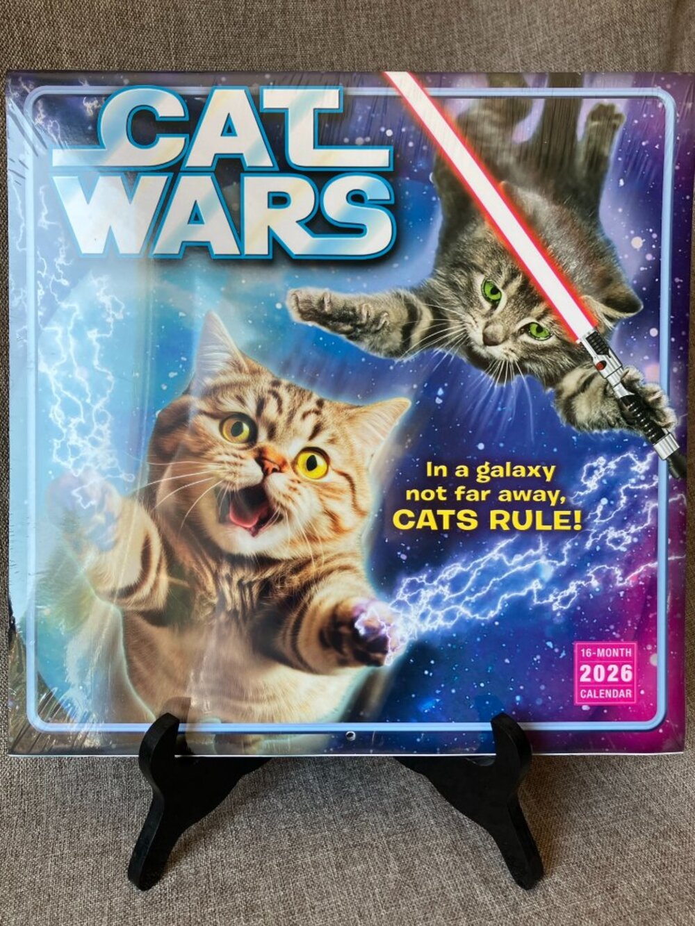 Sellers Publishing Cat Wars Galaxy 2026 Calendar New
